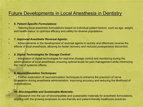local anesthesia in dentistry definition of terms and indications and ...