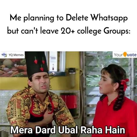 Me planning to Delete Wha... | Quotes & Writings by तापक | YourQuote