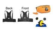 Fossilbeater Combo of Posture Support, Sauna Belt and AB Roller Plastic ...