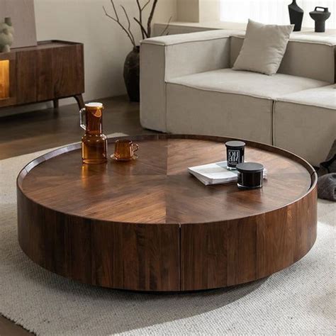 Jual COFFE TABLE TEAK WOOD - MEJA TAMU KAYU JATI - ROUND COFFEE TABLE ...