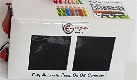 Submersible pump Fully Automatic Water Level Controller, White, Upto ...