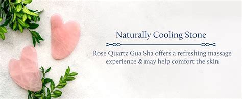 Blue Nectar Rose Quartz Gua Sha Stone for Face with Vitamin C Serum ...
