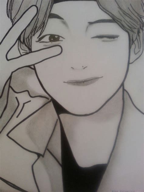 Bts Easy Drawings For Beginners - Bts drawing ideas easy 2020.
