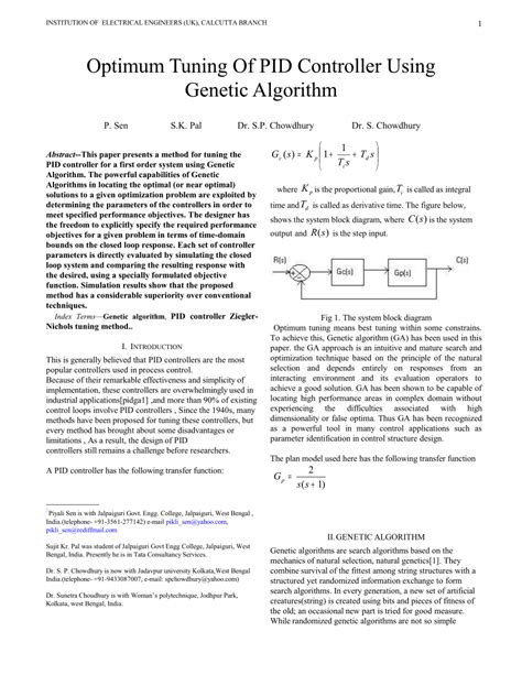 Genetic Algorithm PID 的图像结果