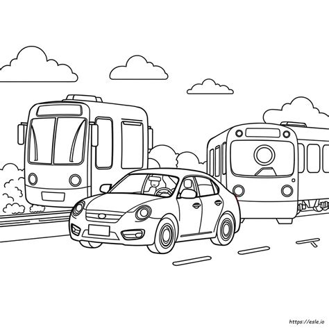 Transportation Coloring Worksheet 的图像结果