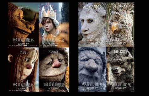 Where The Wild Things Are Characters Names