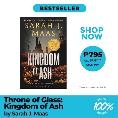THRONE OF GLASS 7: KINGDOM OF ASH BY SARAH J. MAAS - TRADE PAPERBACK ...