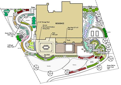 Landscape Design Plan Layout 的图像结果