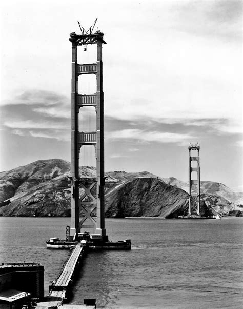 43 Remarkable Photos Of Famous Things Being Built | Golden gate bridge, Golden gate, Historical ...
