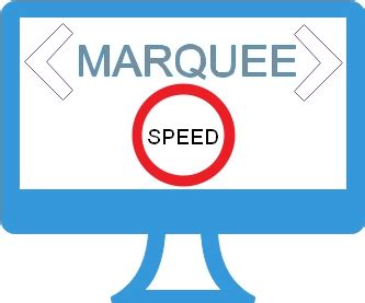 Image result for Marquee Tag in HTML Speed
