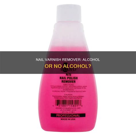 Nail Varnish Remover: Alcohol Or No Alcohol? | Nailicy