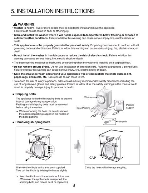 Image result for LG Washing Machine User Manual