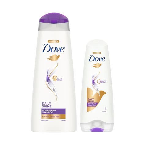 Buy Dove Daily Shine Shampoo 340ml & Dove Daily Shine Conditioner 175ml ...