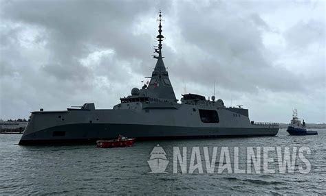 France's First FDI Frigate Built by Naval Group Starts Sea Trials ...