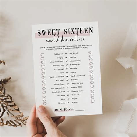 Free printable games for sweet 16 party, Download Free printable games ...