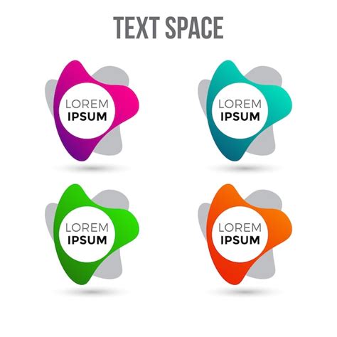 Banner elegante em formato vetorial com borda orgânica e espaço de ...
