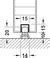 Sliding door fitting, Häfele Slido D-Line11 160P, set - in the Häfele ...
