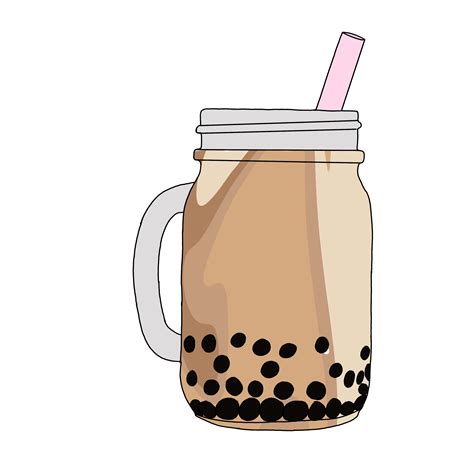 Boba Tea Drawings at Tayla Sligo blog