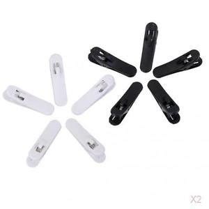 10x Headphone Earphone Cable/Wire/Cord Clips Nip Holder Mount Shirt ...