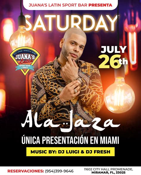 Sport bar | Latin food | 🔥 ¡ATENCIÓN MIAMI! 🔥 Este sábado 26 de julio ...