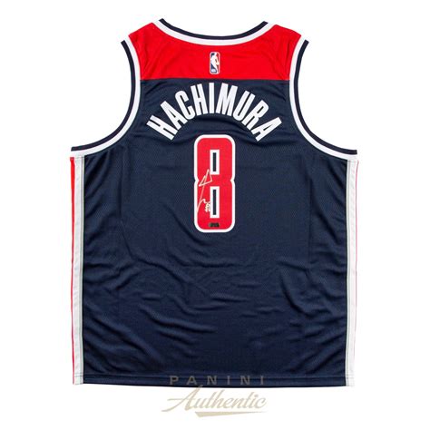 Rui Hachimura Autographed Navy Blue Washington Wizards Swingman Jersey ...