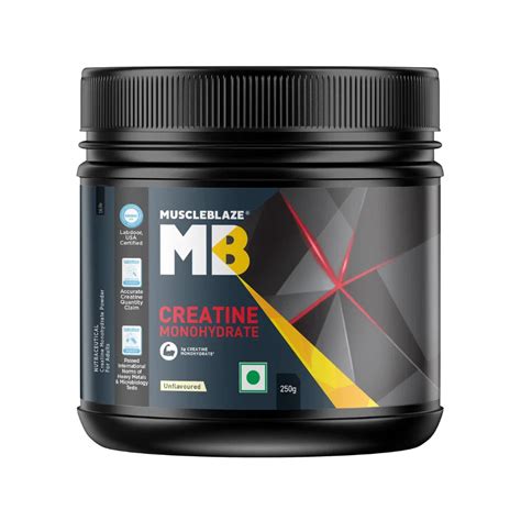MuscleBlaze Creatine Monohydrate 250gms - Unflavoured – Nutriride