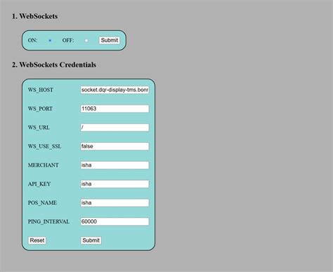 Web Interface