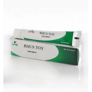 Similia's Rhus Tox ointment