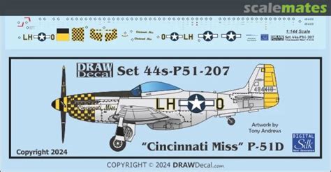 “Shangri La” P-51D N51VF, Draw Decal 44-P51-123 (2020)