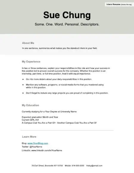 31 Free Resume Templates for Microsoft Word (& How to Make Your Own) - Blog