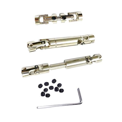 Buy 3pcs Metal Drive Shaft Upgrade Parts with Wrench for 1/12 MN86 RC ...