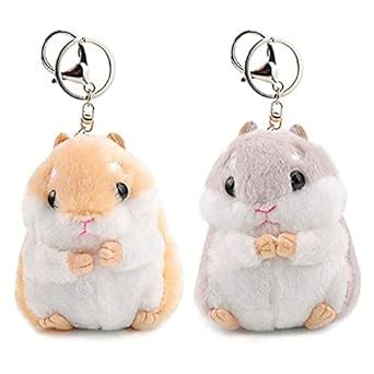 RAYNAG Cute Hamster Plush Stuffed Animals Charm Handbag Pendant ...