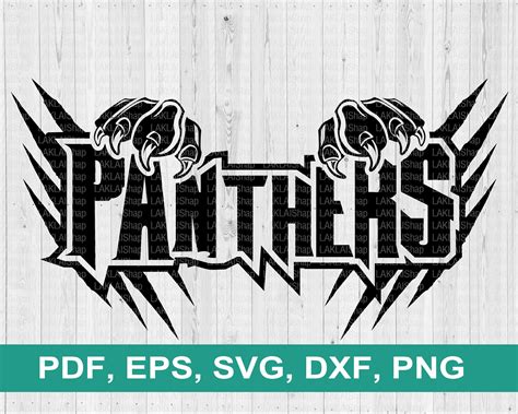 Panthers Claws Svg, Panthers Svg, School Spirit Svg, Panthers Svg ...