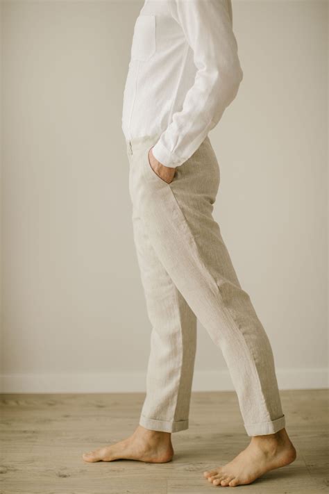 Linen Pants For Men. Handcrafted. Ethically Made. World Wide Shipping ...