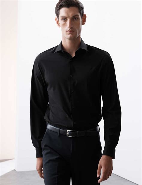 Men’s Black Shirts at M&S