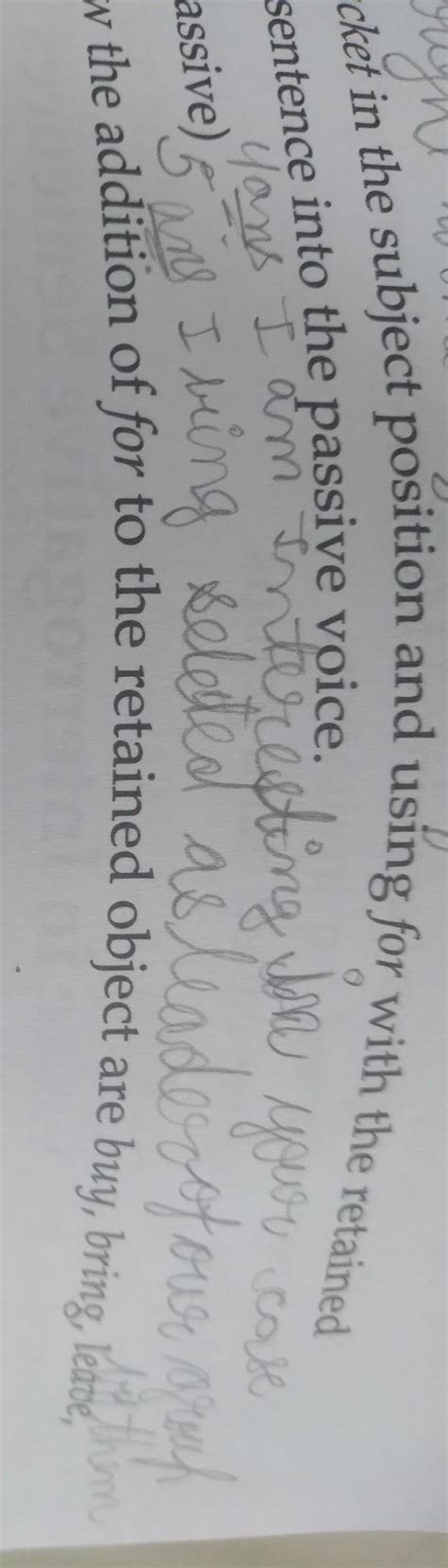 They selected me the leader of our group? Change into active voice to ...