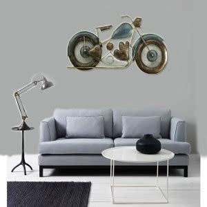 MS Enterprises Metal Wall Small Bullet Bike for Wall Decor Price in ...