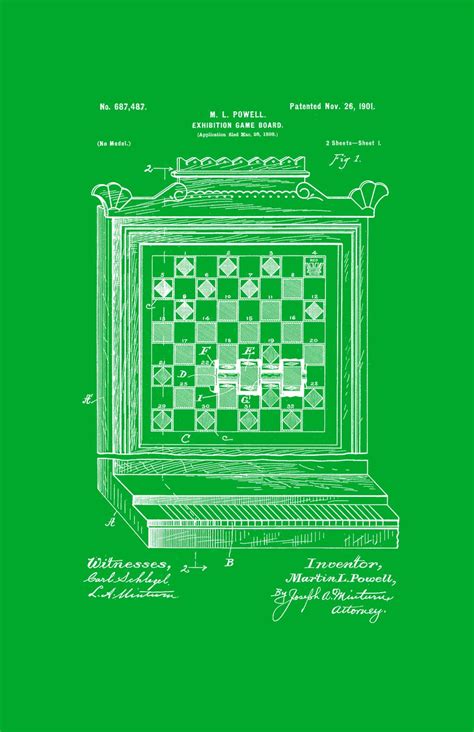 Framable Patent Art the Original Poster Art Print Family Fun Board Game ...