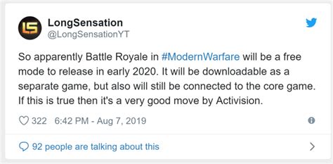 Call Of Duty: Modern Warfare Battle Royale Game Is Releasing Next Year ...