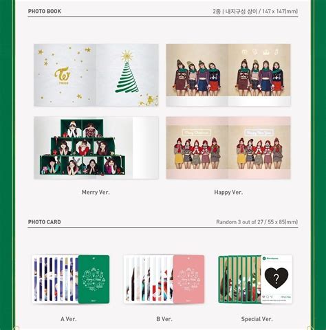 JYP Entertainment Twice - Merry & Happy [Merry + | Ubuy India