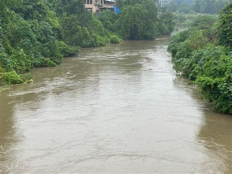 Vishwamitri river level rises to 12 feet due to rainwater from Vadodara ...