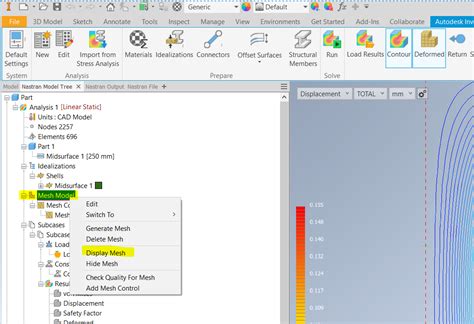 Nastran Mesh 的图像结果