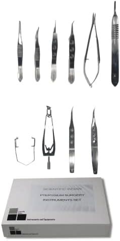 Scientific Indian Ophthalmic instrument Set (Pterygium Surgery ...