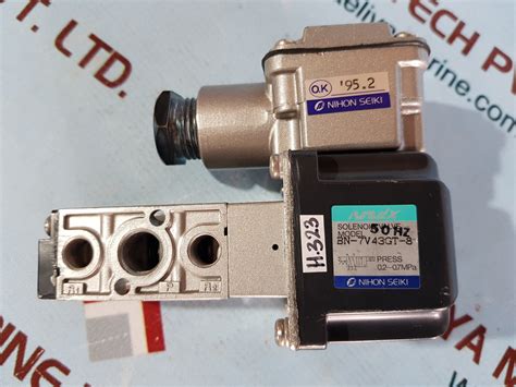 Nihon Seiki bn-7v43gt-8 solenoid valve 50hz press:0.2~0.7mpa – Aeliya ...