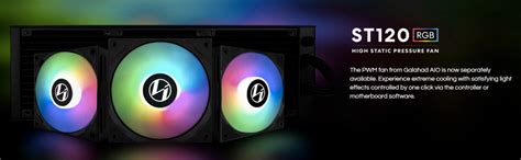 LIAN LI ST120 RGB - White | 120mm PWM ARGB Case Fan with ARGB ...