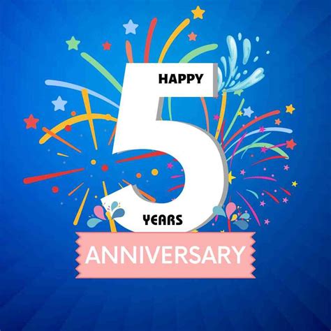Happy 5th Anniversary Images