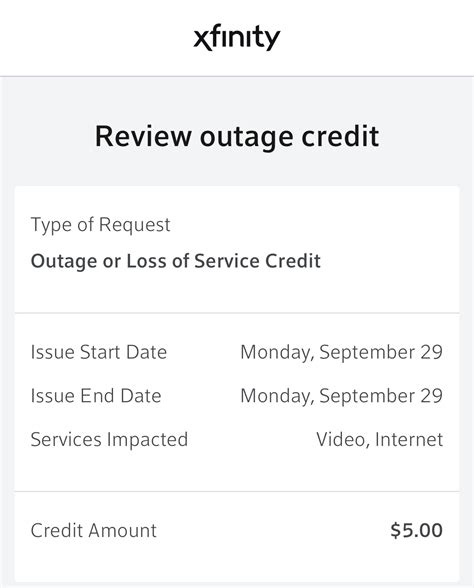 Recently Experience an Xfinity Outage? How to Easily Get a Credit on ...