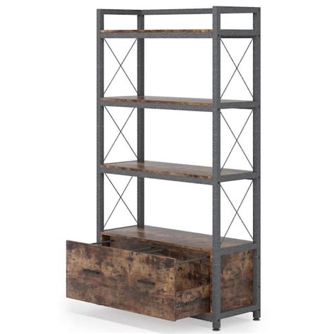 Debby Rustic Brown Lateral Particle Board File India | Ubuy