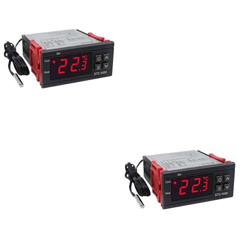 (2 pc) Pro3D STC-1000 220v Digital Temperature Controller Thermostat ...