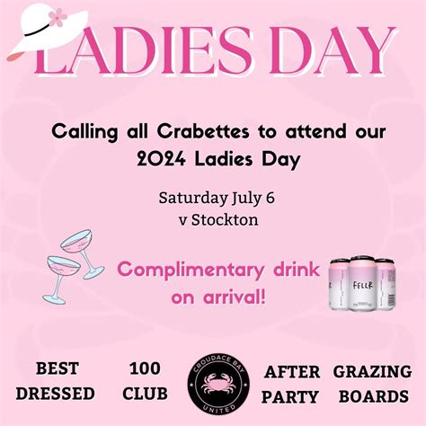 2024 Ladies Day - Celebrating the Crabettes!, Baxter Field, Newcastle ...